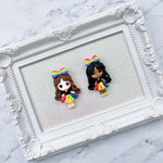 Rainbow Bow & Dress Girl/FC - CHOOSE ONE