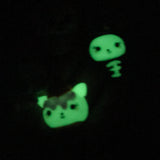 GLOW IN THE DARK (OPTION B & D ONLY) Halloween Cupcake - CHOOSE ONE