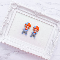 Orange Blue Hat Kids Host Style 2/CG