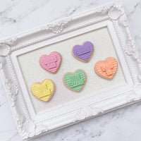 Pastel Heart Cookies/BC - CHOOSE ONE