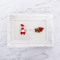 Santa Claus & Reindeer With Mask/BC - CHOOSE ONE