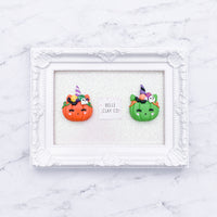 Green & Orange Halloween Pumpkin Unicorn/FC - CHOOSE ONE