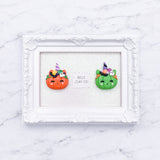 Green & Orange Halloween Pumpkin Unicorn/FC - CHOOSE ONE