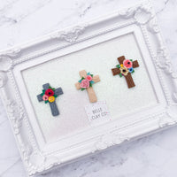 Floral Cross/BC - CHOOSE ONE