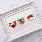 Christmas Floral Mouse Head/BC - CHOOSE ONE