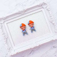 Orange Blue Hat Kids Host Style 2/CG