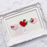 Scalloped Floral Heart/BC - CHOOSE ONE
