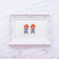 Orange Blue Hat Kids Host Style 2/CG