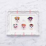 Floral Sugar Skull/BC - CHOOSE ONE