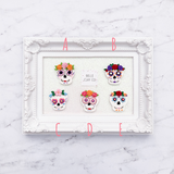 Floral Sugar Skull/BC - CHOOSE ONE