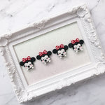 Mouse Polkadot Bow - Red