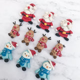 Christmas Santa Reindeers Pinguins