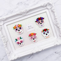 Floral Sugar Skull/BC - CHOOSE ONE