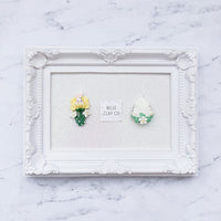 Bunny In Yellow Flower & Daisy Egg/BC - CHOOSE ONE