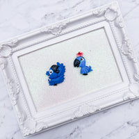 Blue Macaw Bird And Girlfriend/EC - CHOOSE ONE