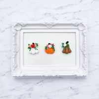 Blush White Coral Floral Pumpkin/BC - CHOOSE ONE