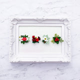 Christmas Floral Clusters Style 2/KC - CHOOSE ONE