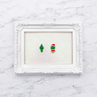 TINY Green Christmas Creature/CFP - CHOOSE ONE