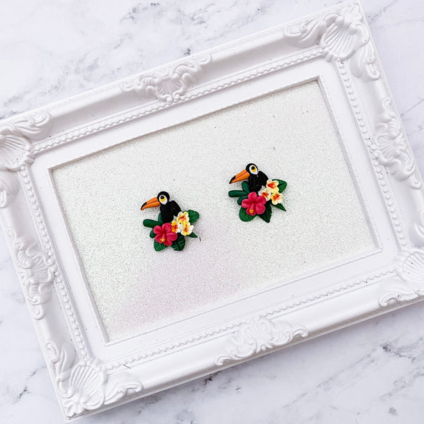 Toucan And Floral Cluster/KC - CHOOSE ONE