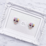 Day Of The Dead Custom Printed Leather Collaboration With Wishes Craft Shop/MC - CHOOSE ONE