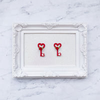 Red Floral Key/BC