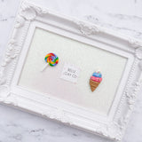 Rainbow Lollipop And 3 Flavors Ice Cream/EC - CHOOSE ONE
